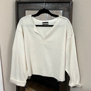 Urban Outfitters jax inside out notch neck top